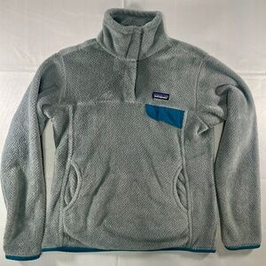 Patagonia Women’s Grey Los Gatos ¼-Zip High-Pile Fleece Pullover – Size M